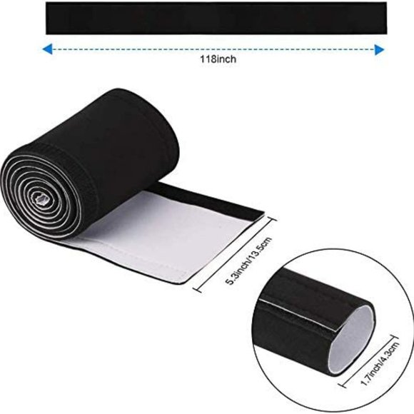 AGPTEK Cable Management Sleeve, 118" Super Long Neoprene Adjustable Cable Sleeve - Picture 3 of 7